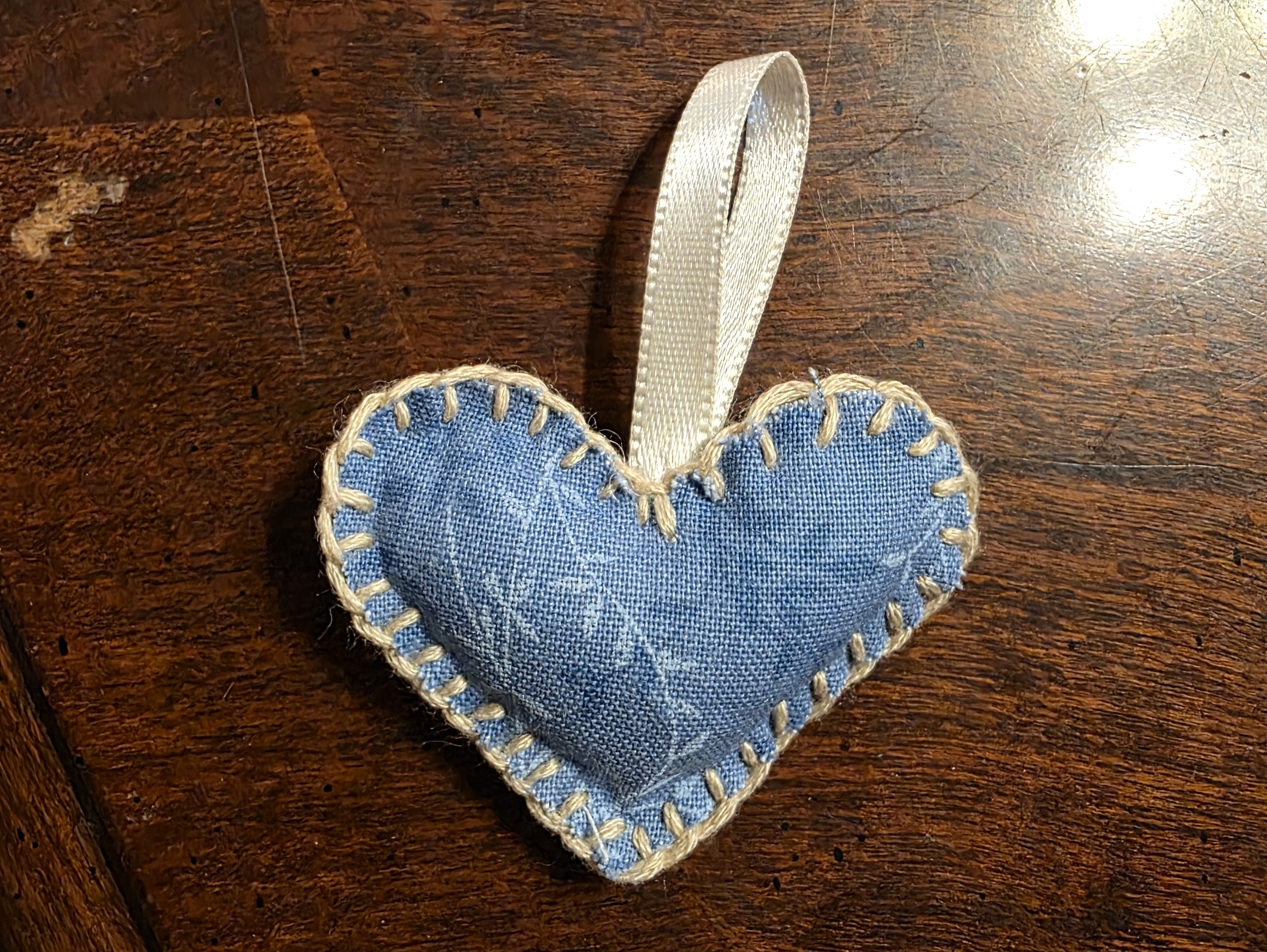 Step 1 of Heart Ornament