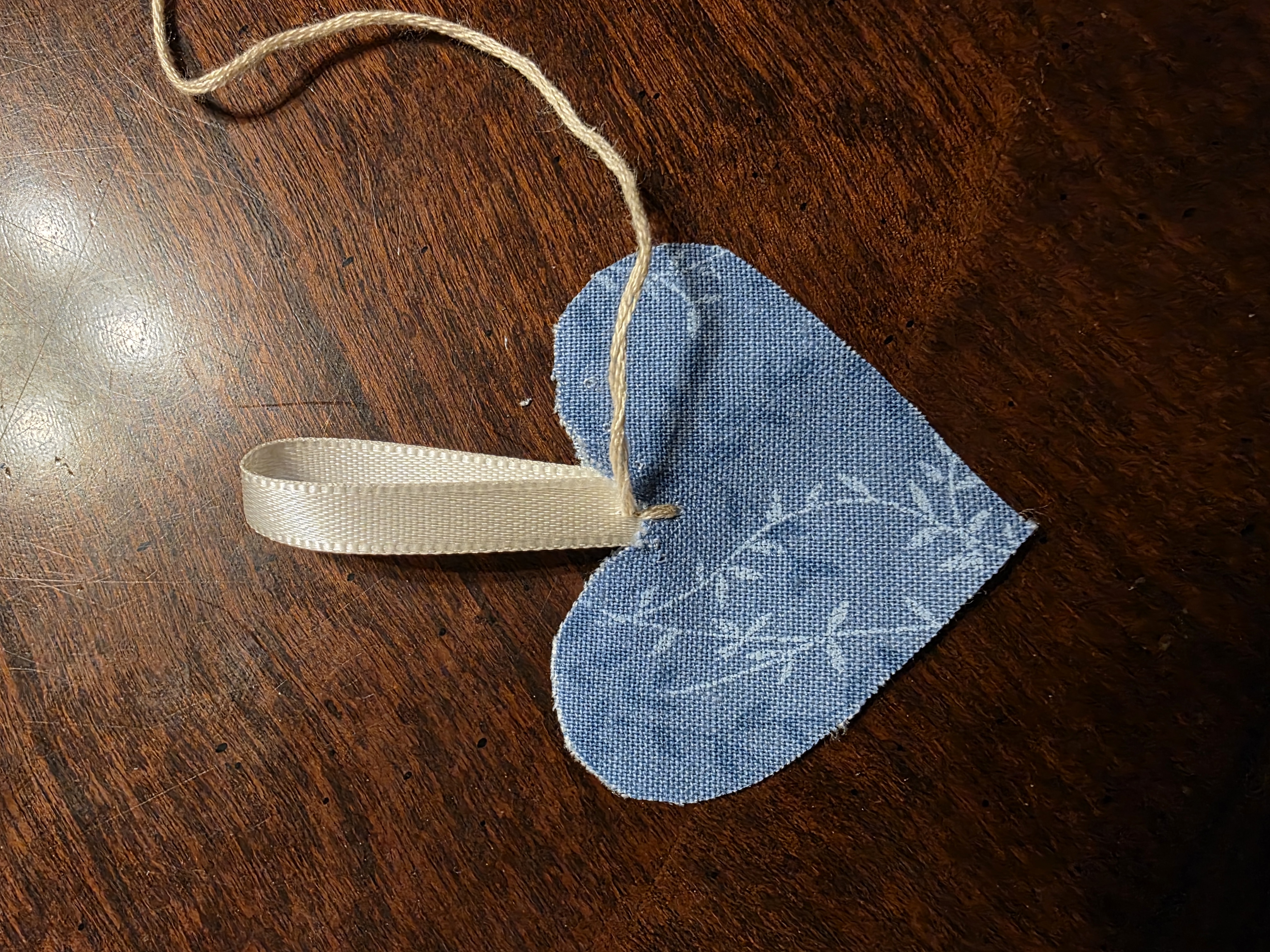 Step 5 of Heart Ornament